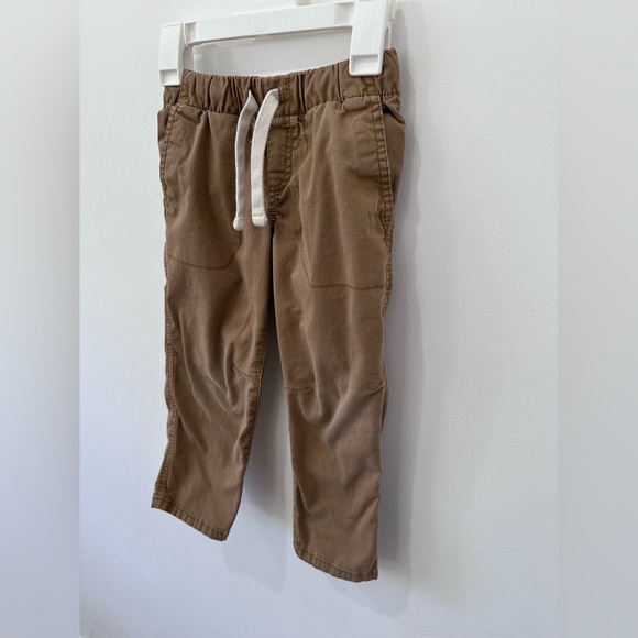 Cat & Jack Boy’s Pull-On Khaki Pants with Drawstring & Pockets - Size 4 - Picture 8 of 9